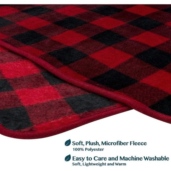 New Travel Blanket and Pillow, Dual Zippers, Clip On Strap, Warm Soft Fl… - Picture 9 of 13